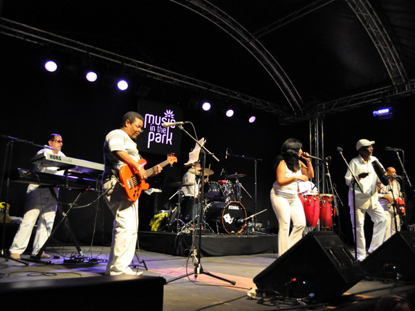 Montreux Jazz Festival 2011: Los Guasoneros (salsa from Cuba), July 1, Music in the Park, Parc Vernex.