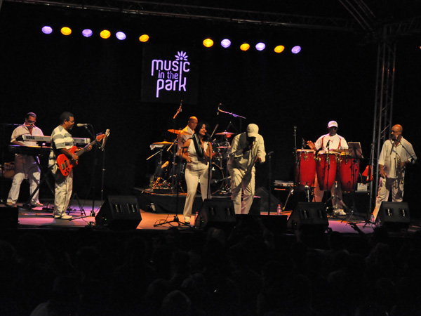 Montreux Jazz Festival 2011: Los Guasoneros (salsa from Cuba), July 1, Music in the Park, Parc Vernex.