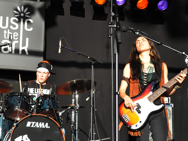 Montreux Jazz Festival 2011: Ladell McLin (blues from Chicago), July 2, Music in the Park, Parc Vernex.