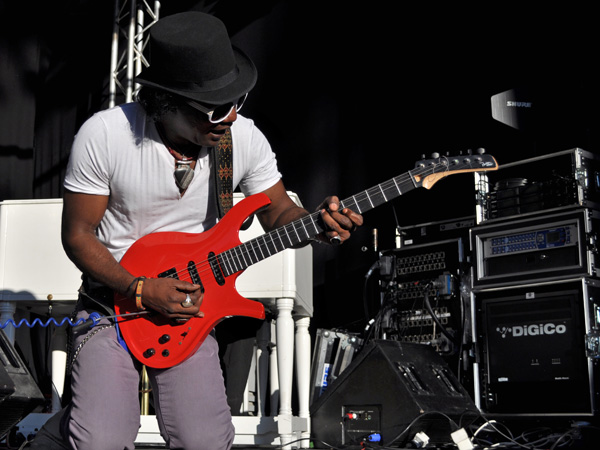 Montreux Jazz Festival 2011: Ladell McLin (blues from Chicago), July 2, Music in the Park, Parc Vernex.