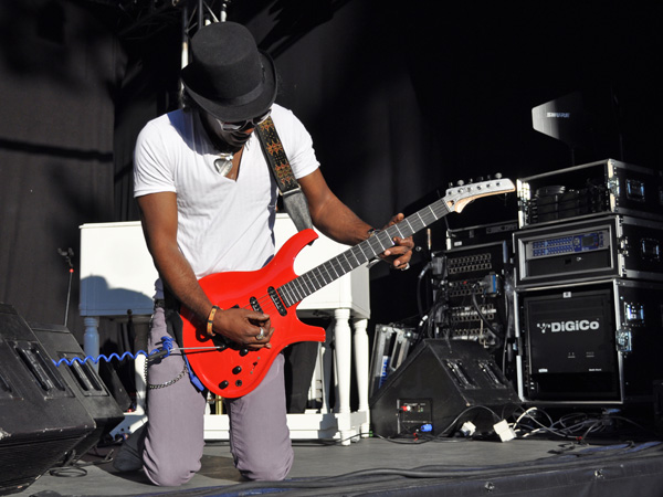 Montreux Jazz Festival 2011: Ladell McLin (blues from Chicago), July 2, Music in the Park, Parc Vernex.