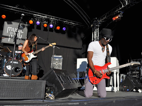 Montreux Jazz Festival 2011: Ladell McLin (blues from Chicago), July 2, Music in the Park, Parc Vernex.