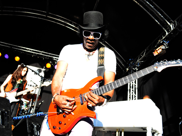 Montreux Jazz Festival 2011: Ladell McLin (blues from Chicago), July 2, Music in the Park, Parc Vernex.