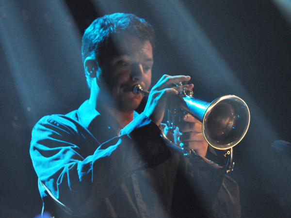 Montreux Jazz Festival 2011: Olivia Pedroli, July 5, Miles Davis Hall. Feat. Fauve (progr, voc), Stéphane Blok (piano, voc), Denis Corboz (tpt) and Jean-François Assy (cello).