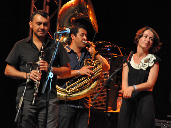 Montreux Jazz Festival 2011: Kolektifistanbul (world music from Turkey), July 12, Music in the Park (Parc Vernex).