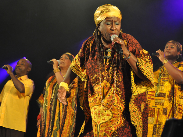 Paléo Festival 2011, Nyon: The Creole Choir of Cuba, July 22, Dôme.