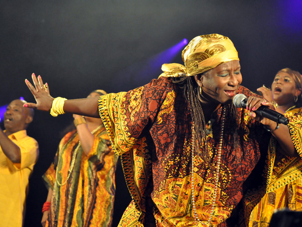 Paléo Festival 2011, Nyon: The Creole Choir of Cuba, July 22, Dôme.