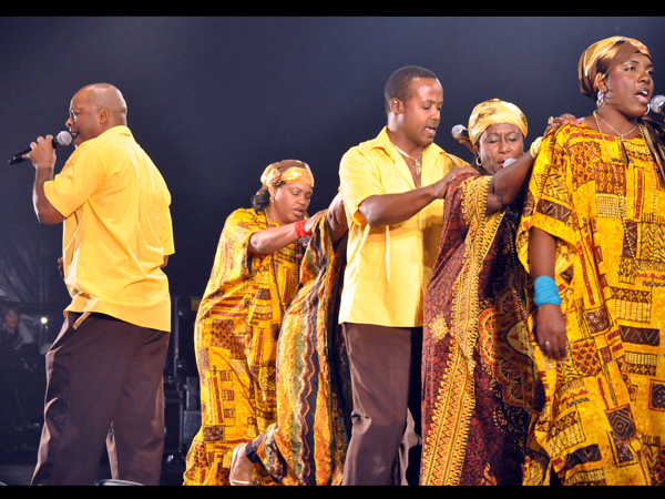 Paléo Festival 2011, Nyon: The Creole Choir of Cuba, July 22, Dôme.