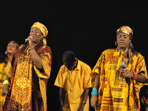 Paléo Festival 2011, Nyon: The Creole Choir of Cuba, July 22, Dôme.