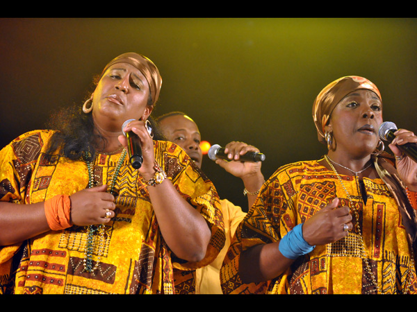 Paléo Festival 2011, Nyon: The Creole Choir of Cuba, July 22, Dôme.