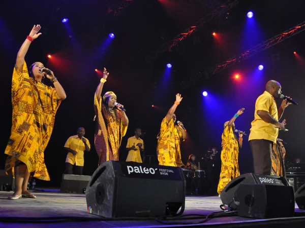 Paléo Festival 2011, Nyon: The Creole Choir of Cuba, July 22, Dôme.