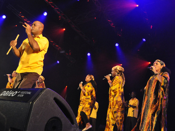 Paléo Festival 2011, Nyon: The Creole Choir of Cuba, July 22, Dôme.