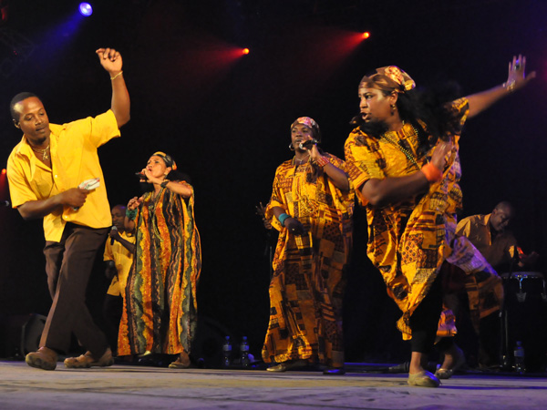 Paléo Festival 2011, Nyon: The Creole Choir of Cuba, July 22, Dôme.