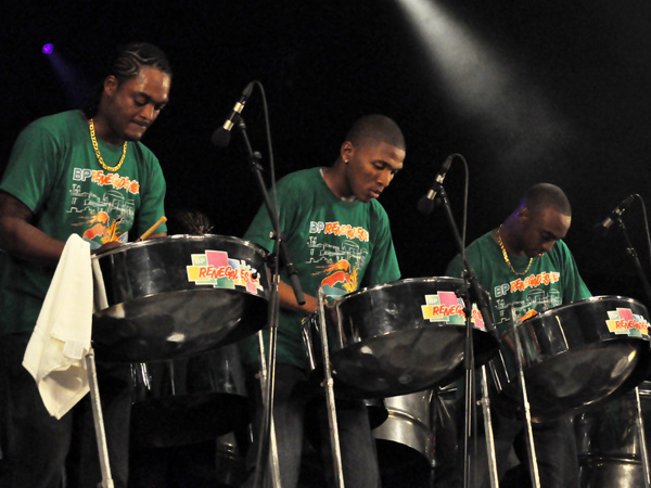 Paléo Festival 2011, Nyon: Renegades Steel Orchestra, July 23, Dôme.