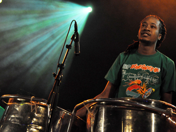 Paléo Festival 2011, Nyon: Renegades Steel Orchestra, July 23, Dôme.