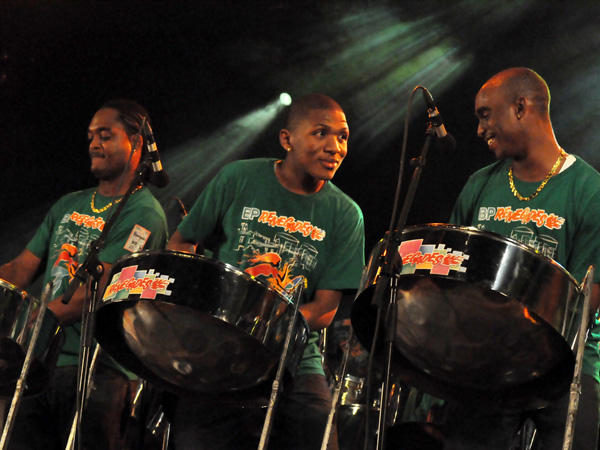 Paléo Festival 2011, Nyon: Renegades Steel Orchestra, July 23, Dôme.