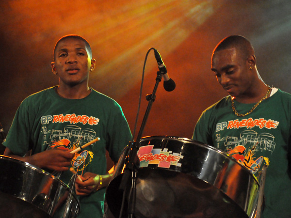 Paléo Festival 2011, Nyon: Renegades Steel Orchestra, July 23, Dôme.