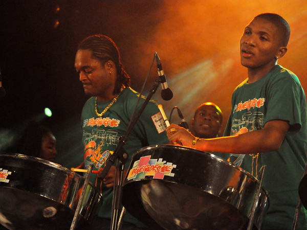 Paléo Festival 2011, Nyon: Renegades Steel Orchestra, July 23, Dôme.