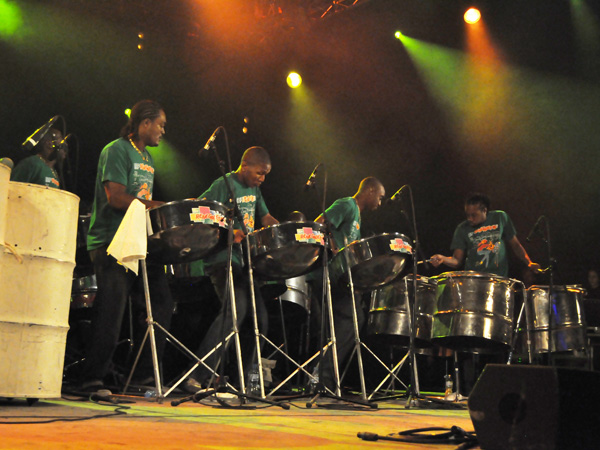 Paléo Festival 2011, Nyon: Renegades Steel Orchestra, July 23, Dôme.