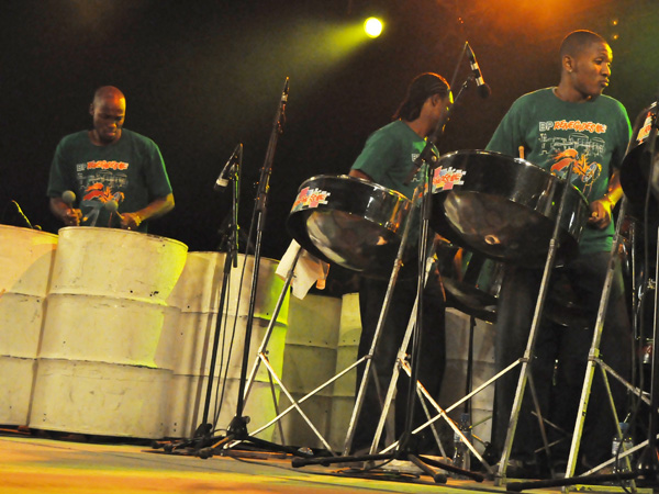 Paléo Festival 2011, Nyon: Renegades Steel Orchestra, July 23, Dôme.