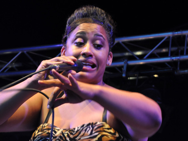 Montreux Jazz Festival 2012: Brandy Butler & the Fonxionaires, June 30, Music in the Park (Parc Vernex).