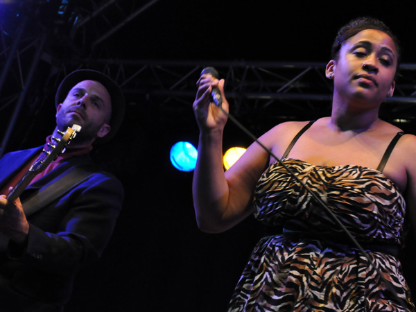 Montreux Jazz Festival 2012: Brandy Butler & the Fonxionaires, June 30, Music in the Park (Parc Vernex).