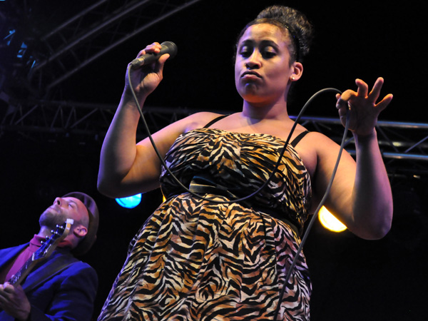 Montreux Jazz Festival 2012: Brandy Butler & the Fonxionaires, June 30, Music in the Park (Parc Vernex).