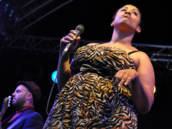 Montreux Jazz Festival 2012: Brandy Butler & the Fonxionaires, June 30, Music in the Park (Parc Vernex).