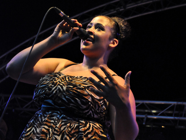 Montreux Jazz Festival 2012: Brandy Butler & the Fonxionaires, June 30, Music in the Park (Parc Vernex).