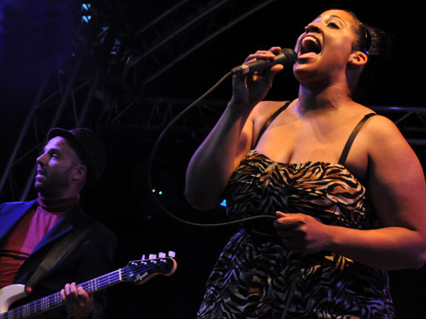 Montreux Jazz Festival 2012: Brandy Butler & the Fonxionaires, June 30, Music in the Park (Parc Vernex).