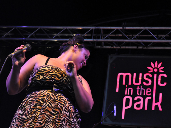 Montreux Jazz Festival 2012: Brandy Butler & the Fonxionaires, June 30, Music in the Park (Parc Vernex).