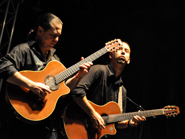 Montreux Jazz Festival 2012: Del Castillo, July 5, Music in the Park (Parc Vernex). Latin rock from the USA.