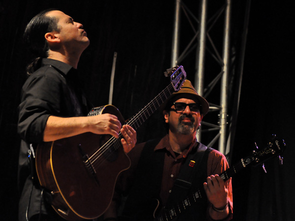 Montreux Jazz Festival 2012: Del Castillo, July 5, Music in the Park (Parc Vernex). Latin rock from the USA.