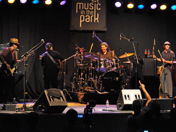 Montreux Jazz Festival 2012: Del Castillo, July 5, Music in the Park (Parc Vernex). Latin rock from the USA.