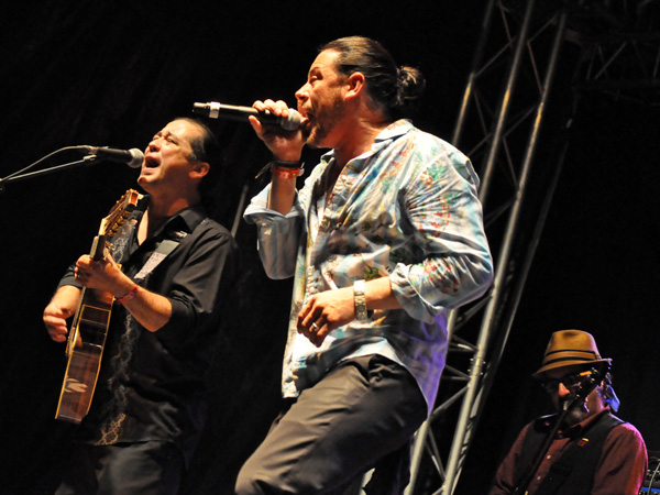 Montreux Jazz Festival 2012: Del Castillo, July 5, Music in the Park (Parc Vernex). Latin rock from the USA.