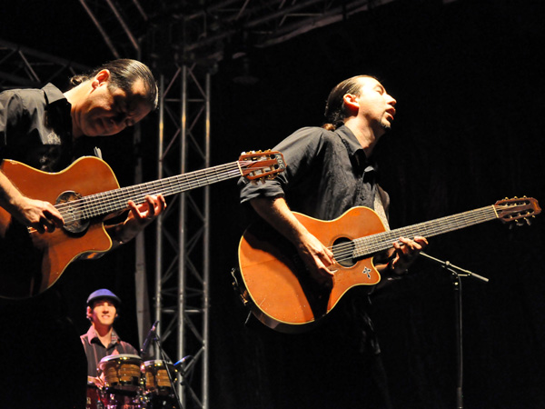 Montreux Jazz Festival 2012: Del Castillo, July 5, Music in the Park (Parc Vernex). Latin rock from the USA.