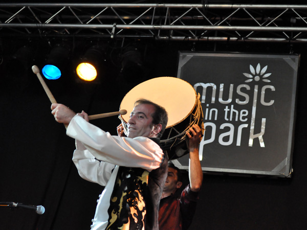 Montreux Jazz Festival 2012: Natiq Rhythm Band, July 9, Music in the Park. Naghara drums band from Azerbaijan.