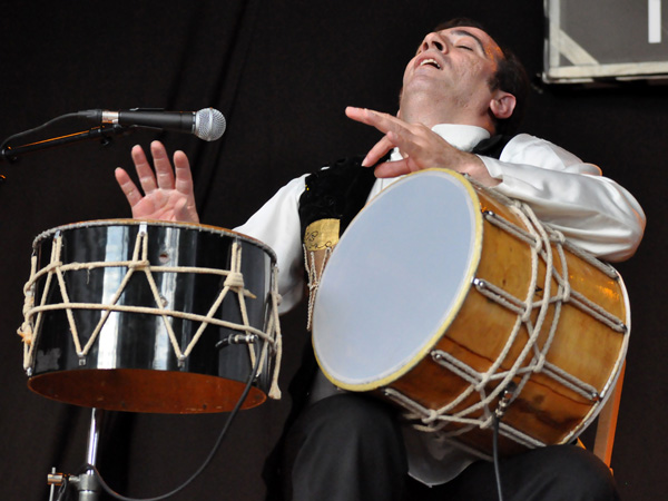 Montreux Jazz Festival 2012: Natiq Rhythm Band, July 9, Music in the Park. Naghara drums band from Azerbaijan.