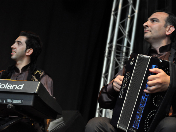 Montreux Jazz Festival 2012: Natiq Rhythm Band, July 9, Music in the Park. Naghara drums band from Azerbaijan.