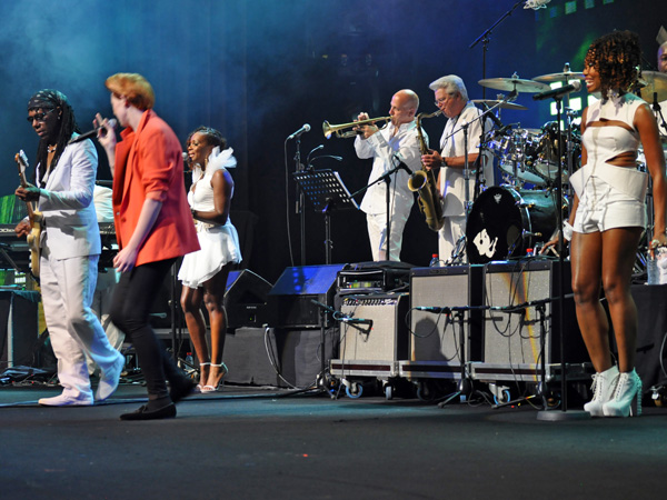 Montreux Jazz Festival 2012: Freak-Out Night, July 13, Auditorium Stravinski. Featuring Nile Rodgers & Chic, Mark Ronson, Alison Moyet, Elly Jackson, Johnny Marr, Butterscotch, and many more.