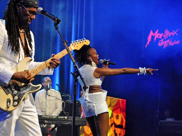 Montreux Jazz Festival 2012: Freak-Out Night, July 13, Auditorium Stravinski. Featuring Nile Rodgers & Chic, Mark Ronson, Alison Moyet, Elly Jackson, Johnny Marr, Butterscotch, and many more.