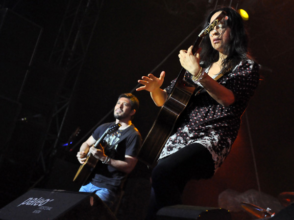 Paléo Festival 2012, Nyon: Rodrigo y Gabriela & C.U.B.A, July 20, Grande Scène.