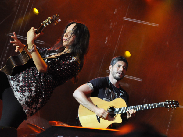 Paléo Festival 2012, Nyon: Rodrigo y Gabriela & C.U.B.A, July 20, Grande Scène.