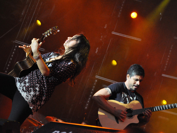 Paléo Festival 2012, Nyon: Rodrigo y Gabriela & C.U.B.A, July 20, Grande Scène.