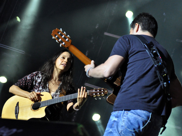 Paléo Festival 2012, Nyon: Rodrigo y Gabriela & C.U.B.A, July 20, Grande Scène.