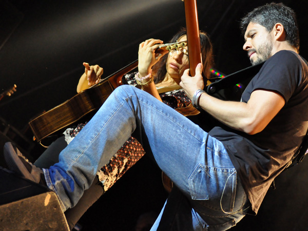 Paléo Festival 2012, Nyon: Rodrigo y Gabriela & C.U.B.A, July 20, Grande Scène.