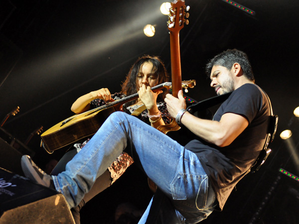 Paléo Festival 2012, Nyon: Rodrigo y Gabriela & C.U.B.A, July 20, Grande Scène.