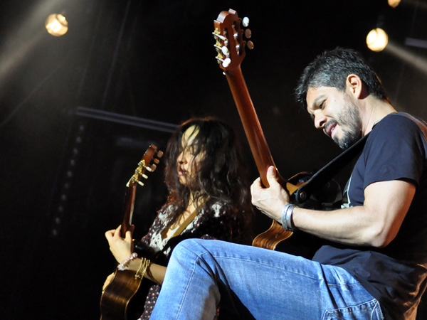 Paléo Festival 2012, Nyon: Rodrigo y Gabriela & C.U.B.A, July 20, Grande Scène.