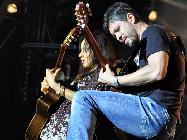 Paléo Festival 2012, Nyon: Rodrigo y Gabriela & C.U.B.A, July 20, Grande Scène.