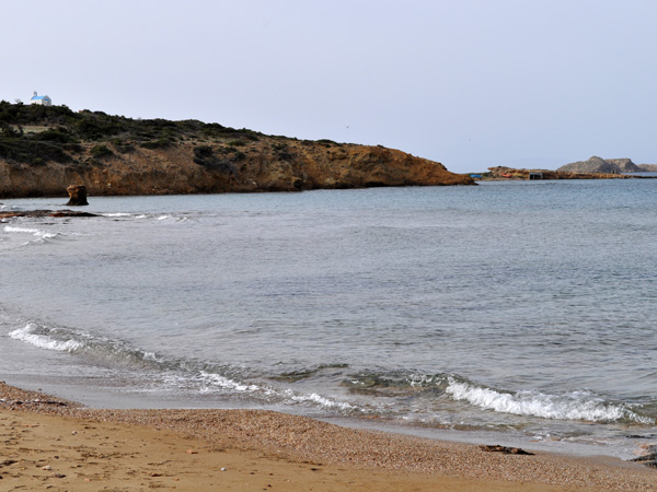 Kamaghio Beach, Paros, Cyclades, avril 2013. Tout au nord de l'île (zone protégée Natura 2000).